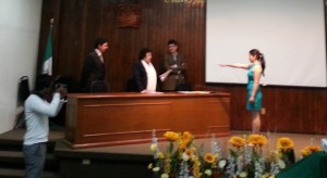Taking the Oath after being unanimously approved