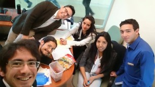 Hanging out at my office (LR, Guillermo, Gustavo, Me, Maru, Marycarmen, Durbis)